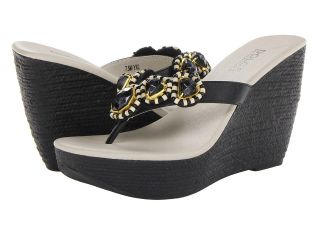 DOLCE by Mojo Moxy Medley Womens Wedge Shoes (Black)