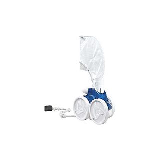 Polaris F3 Vac Sweep 380 PressureSide Automatic InGround Pool Cleaner Blue and White