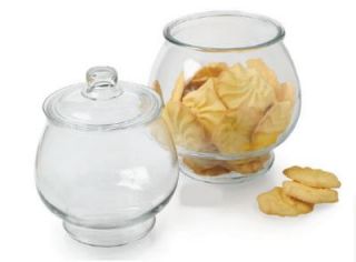Anchor 1 gal Cookie Jar w/ Glass Cover