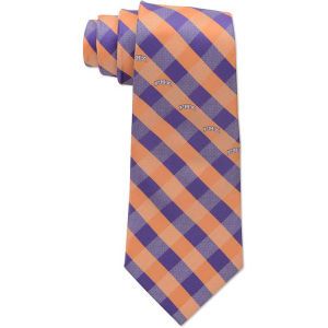 Phoenix Suns Eagles Wings Polyester Checked Tie