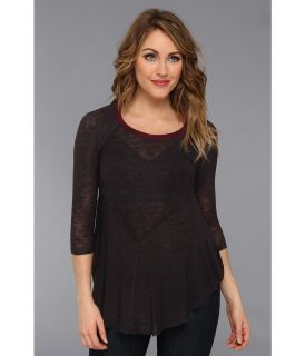 Free People Weekends Layering Top Womens Blouse (Gray)