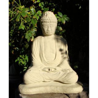Meditating Buddha Garden Statue   Large   1353 C