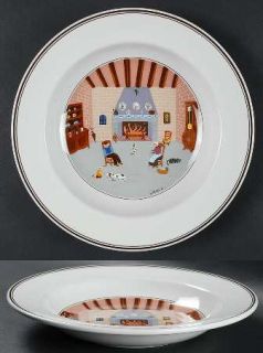 Villeroy & Boch Design Naif Rim Soup Bowl, Fine China Dinnerware   Boutique, Var