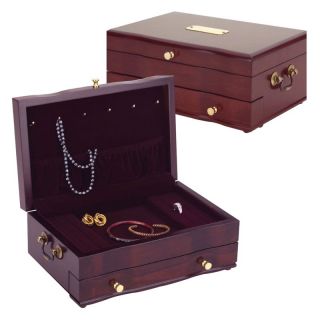 Reed & Barton Princess II Jewelry Box   11W x 4.5H in. Multicolor   613MR
