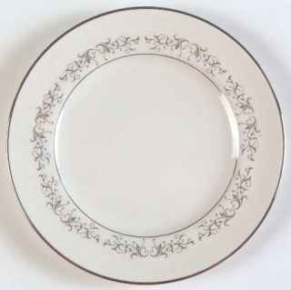 Flintridge Pierra Grey (Plat/Rim) Bread & Butter Plate, Fine China Dinnerware  