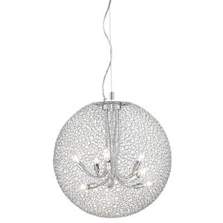 Z lite 8 light Pendant (SteelDimensions: 25 inches high x 24 inches wide x 24 inches deepThis fixture does need to be hard wired. Professional installation is recommended.)