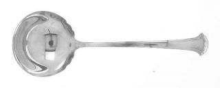 Towle Chippendale (Sterling,1937,No Monograms) Gravy Ladle, Solid Piece   Sterli