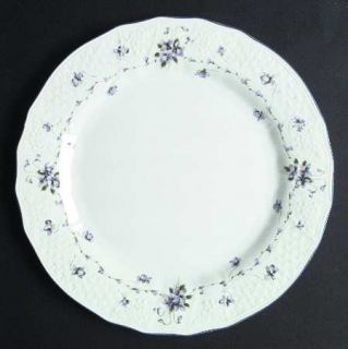 Mikasa Valerie Dinner Plate, Fine China Dinnerware   Renaissance Line, Purple Fl