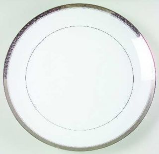 Mikasa Alton 12 Chop Plate/Round Platter, Fine China Dinnerware   Platinum Encr
