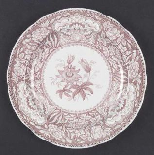 Spode Archive Collection Cranberry Dinner Plate, Fine China Dinnerware   Cranber
