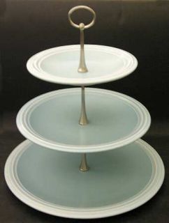 Pfaltzgraff Terrace Azure 3 Tiered Serving Tray (CH, CP, SP), Fine China Dinnerw