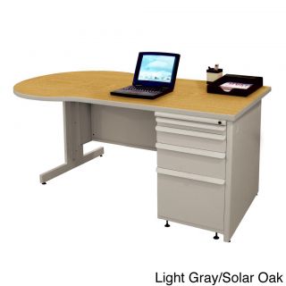 Marvel Zapf Office Desk With Built in File Storage Cabinet (60 X 30)