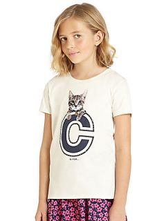 Juicy Couture Girls C Is For Cat Tee   White