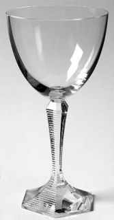 Baccarat Opera Tall Water Goblet   Clear, No Trim      Cut/Faceted Stem