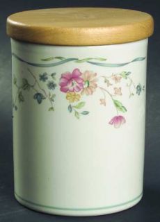 Lenox China Country Cottage Courtyard Small Canister, Fine China Dinnerware   Co