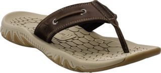 Mens Sperry Top Sider SON R Pulse Thong   Tan Leather Thong Sandals