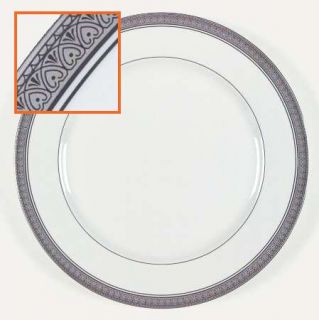 Mikasa Palatial Platinum Dinner Plate, Fine China Dinnerware   Platinum Encruste