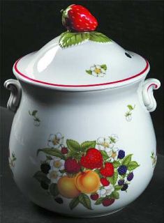 Lenox China Lenox Orchard Giftware Flour Canister & Lid, Fine China Dinnerware  