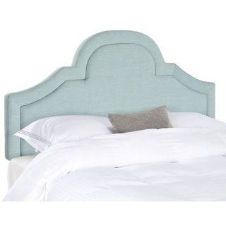 Kerstin Sky Blue Arched Headboard (queen) (Sky blueMaterials: Plywood and polyester/ cotton fabricDimensions: 54.3 inches high x 61.8 inches wide x 3.9 inches deepThis product will ship to you in 1 box.Assembly required )