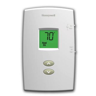 Honeywell TH1210D1008 PRO 1000 NonProgrammable Heat Pump Thermostat Backlit, 2H/1C, Dual Powered