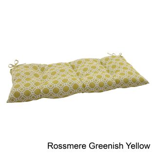 Pillow Perfect Rossmere Outdoor Tufted Loveseat Cushion