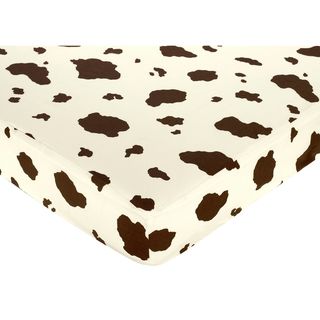 Sweet Jojo Designs Wild West Cowboy Fitted Crib Sheet (Cow printMaterial: 100 percent cottonCare instructions: Machine washableDimensions: 52 inches high x 28 inches wide x 8 inches deepThe digital images we display have the most accurate color possible. 
