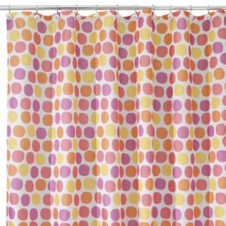 InterDesign Rialto Shower Curtain   Pink/Orange (72x72)