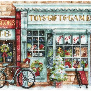 Gold Collection Petite Toy Shoppe Counted Cross Stitch Kit