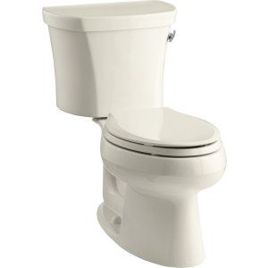 Kohler K 3948 TR 47 WELLWORTH Elongated 1.28 gpf Toilet, 14 In. Rough In, Right 