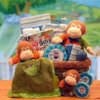 A New Little Monkey Baby Gift Basket Multicolor   890312