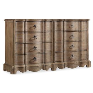 Hooker Furniture Corsica 8 Drawer Dresser 5180 90002 / 5280 90002 Finish Nat