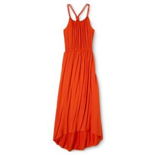 Merona Petites Sleeveless Braided Maxi Dress   Orange SP