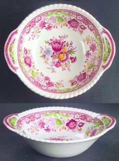Johnson Brothers Winchester Pink (Rope Edge) Lugged Cereal Bowl, Fine China Dinn