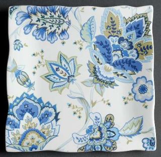 222 Fifth (PTS) Mirabelle Salad Plate, Fine China Dinnerware   Blue Floral,Multi