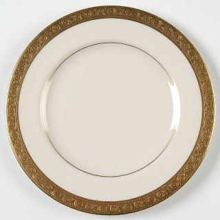 Haviland Athena (New York) Salad Plate, Fine China Dinnerware   Ny, Gold Encrust