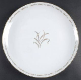 Mikasa Paula 12 Chop Plate/Round Platter, Fine China Dinnerware   Tan/Gray Whea