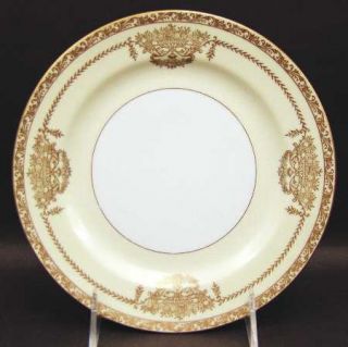 Noritake Bancroft Salad Plate, Fine China Dinnerware   Gold Encrusted Floral,Gol