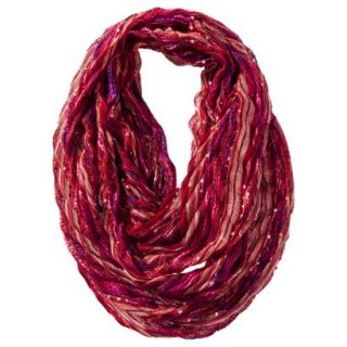 Mossimo Supply Co. Textured Infinity Scarf   Red