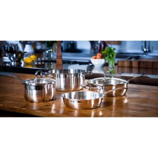 Kevin Dundon 6 pc. Stainless Steel Cookware Set Multicolor   KD6SCS