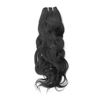 1Pcs 18inch Natural Black Natural Wave Malaysian Virgin Hair Weave