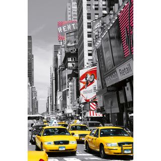 Ideal Decor Times Square Wall Mural (SmallSubject: LandscapesImage dimensions: 45 inches wide x 69 inches highOutside dimensions: 45 inches wide x 69 inches high )