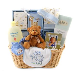 Nikkis by Design New Arrival Baby Gift Basket   Blue   1761 B