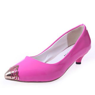 Leatherette Womens Kitten Heel Cap toe Pumps/Heels Shoes(More Colors)