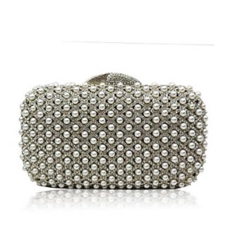 Pearls and Austria Rhinestones Evening Handbags/ Clutches