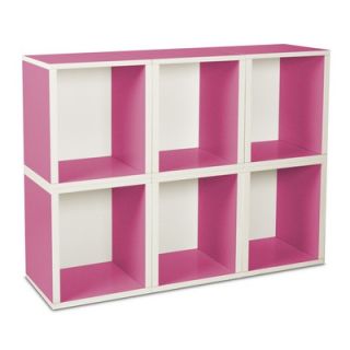 Way Basics Eco Friendly Modular Storage Cubes Plus PS MCP 6 Finish: Pink