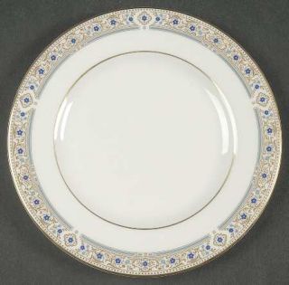 Royal Doulton Empress Bread & Butter Plate, Fine China Dinnerware   Blue Flowers