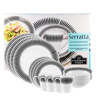 Serratta 16 piece Round Dinnerware Set