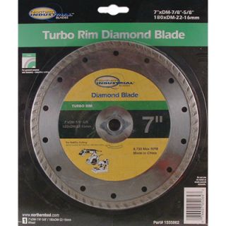 Northern Industrial General Purpose Turbo Dry Cutting Diamond Blade   7in. Dia.