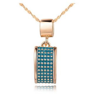 Vintage Square Shape Slivery And Golden Alloy Necklace With Gemstone(1 Pc)(Gold,Slivery)