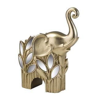 Gaia 11 inch Gold Elephant Decorative Piece